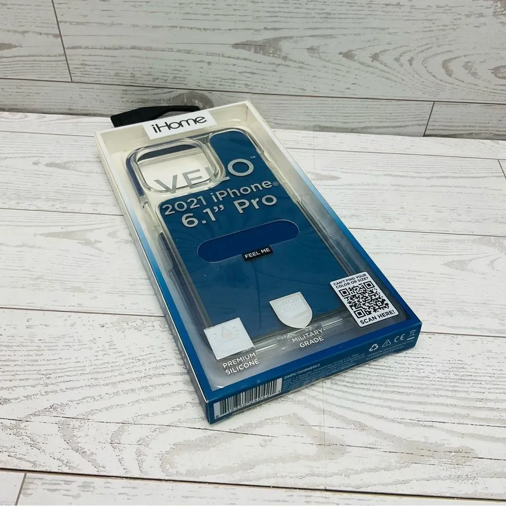 iHome Velo Clear Blue Case for 2021 iPhone 6.1